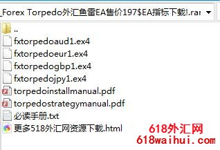 Forex Torpedo外汇鱼雷EA售价197$EA指标下载!