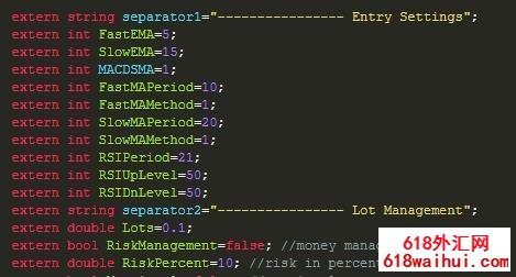 FastSlow MA RSI MACD EA外汇EA下载!