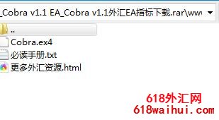 Cobra v1.1外汇EA指标下载