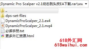 Dynamic Pro Scalper v2.1动态剥头皮EA下载