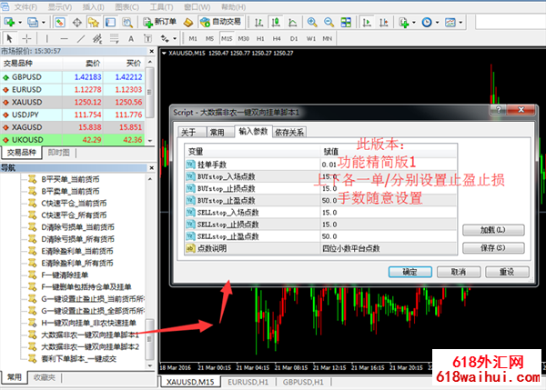 大行情非农一键双向挂单脚本/两款版本