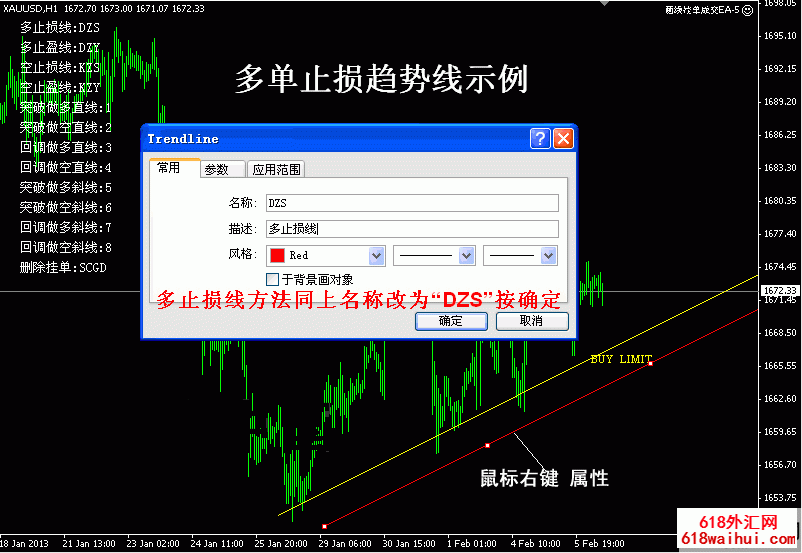 MT4画出趋势线智能交易软件EA下载。