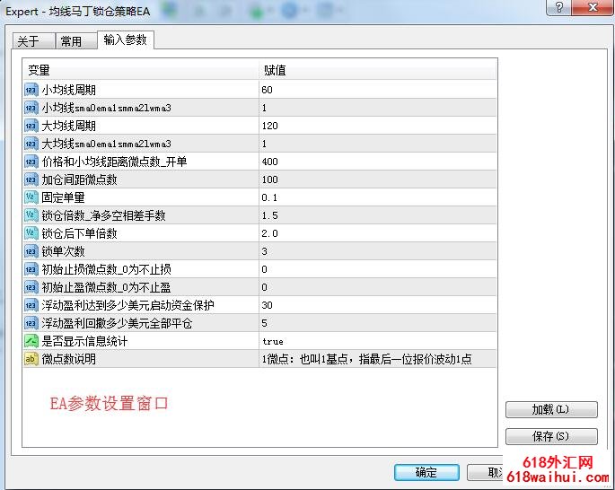 均线加仓锁仓对冲策略EA下载